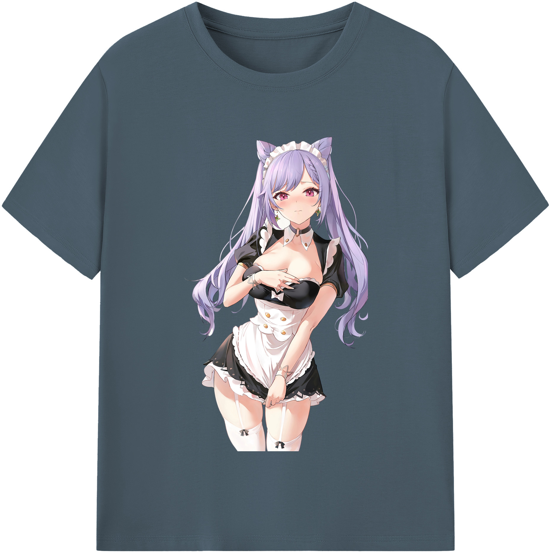 げんし神 刻晴 こくせい genshin Kokusei 綿100％半袖Tシャツ（フロントプリント）